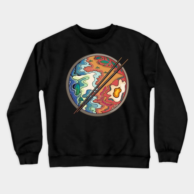 Seaside bowl Crewneck Sweatshirt by Swadeillustrations